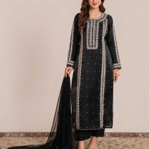 Floral Grace - Black